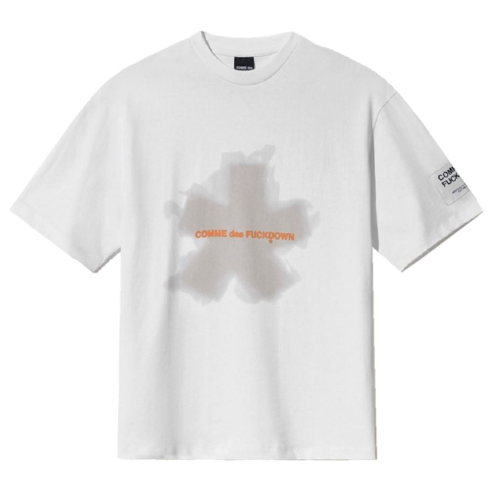 Comme Des Fuckdown White Cotton T-Shirt CO-15712-XXL