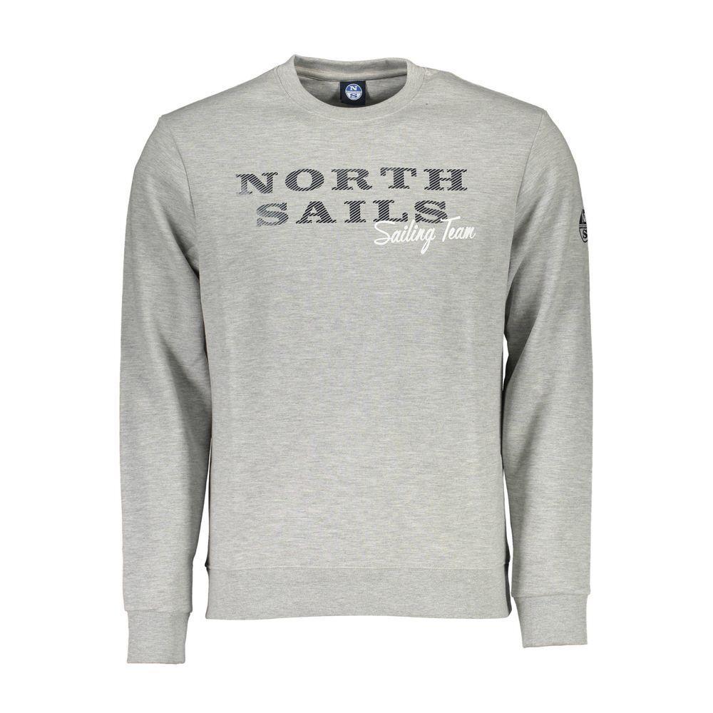 North Sails Gray Cotton Sweater NO-16031-S