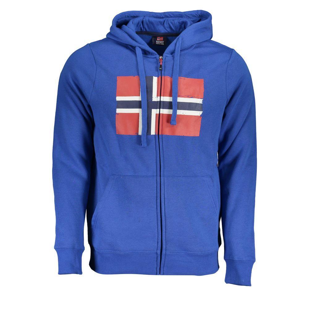 Norway 1963 Blue Cotton Sweater NO-25614-XXL