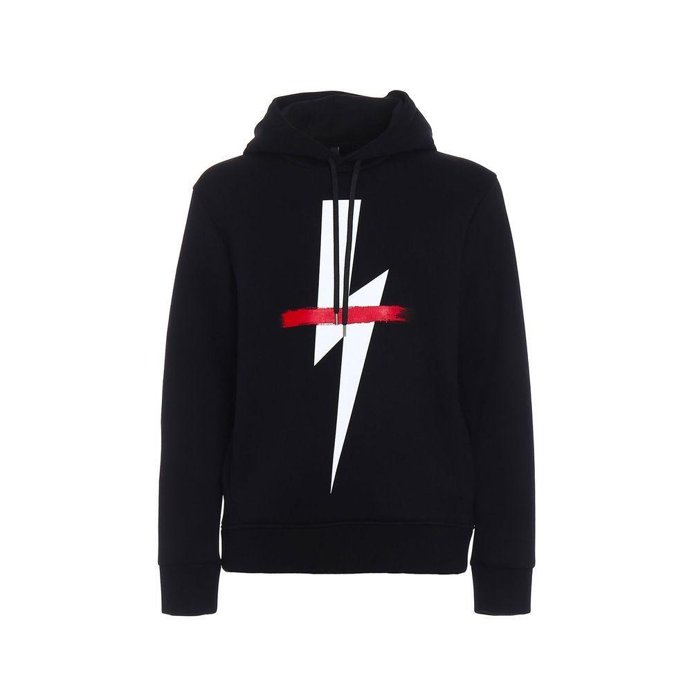 Neil Barrett Logo Hooded Sweatshirt NE-8736527679700-XS