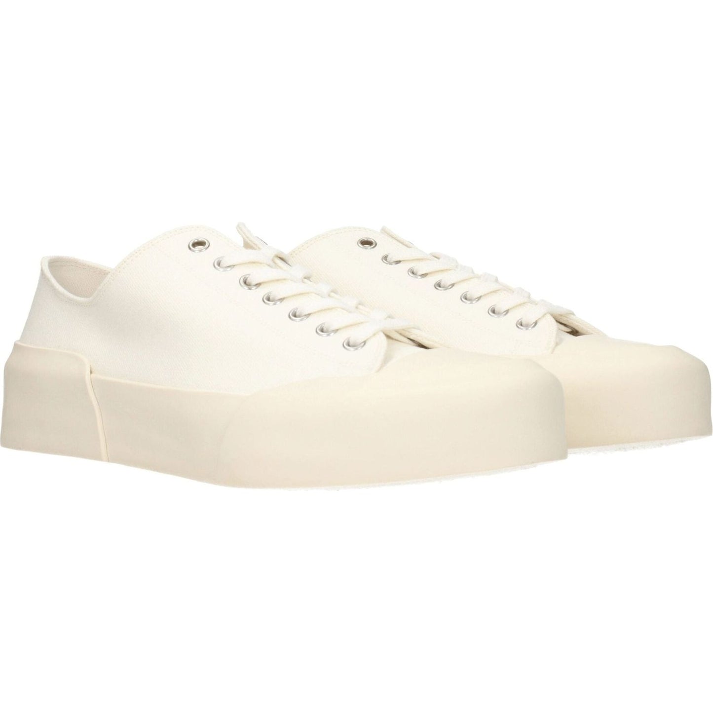 Jil Sander Beige Fabric Low Tops JI-8547288482057-EU40/US7