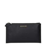 Michael Kors Black Leather Clutch Bags MI15132913893641BT