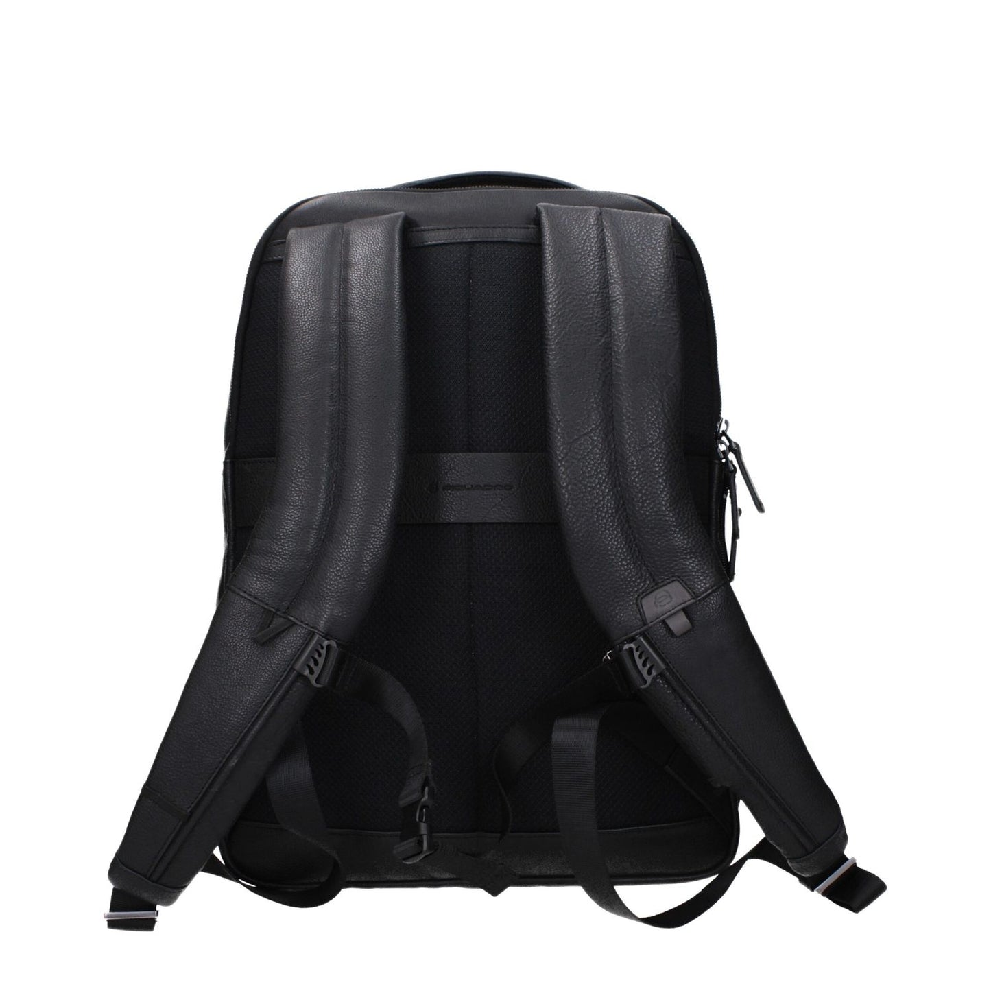 Piquadro Black Leather Backpack