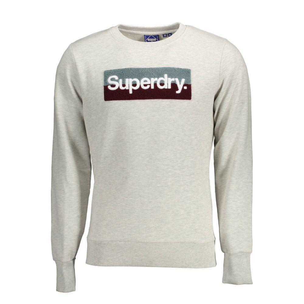 Superdry Gray Cotton Sweater SU-826-XXL