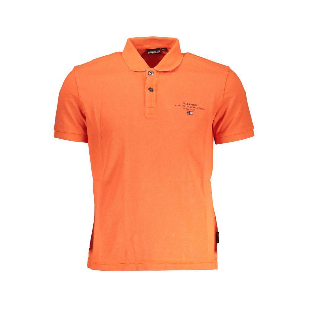 Napapijri Red Cotton Polo Shirt NA-19601-S
