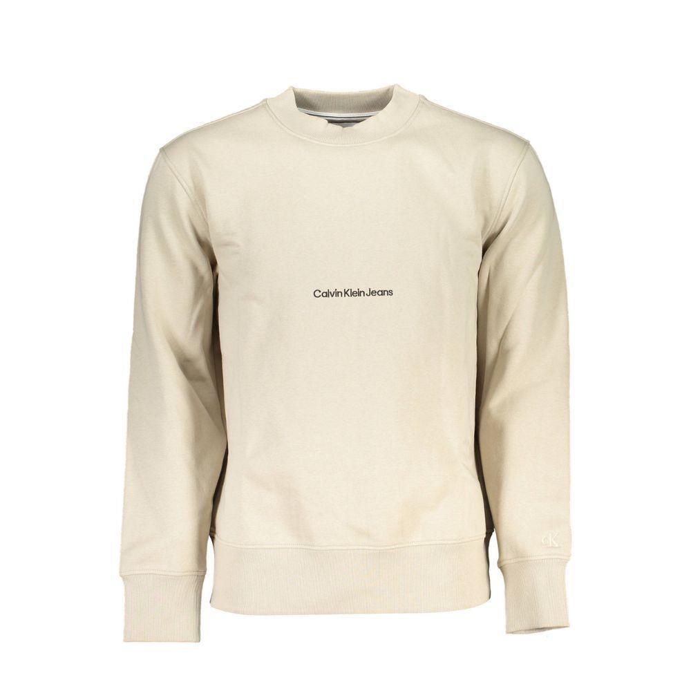 Calvin Klein Beige Cotton Sweater CA-26240-XXL