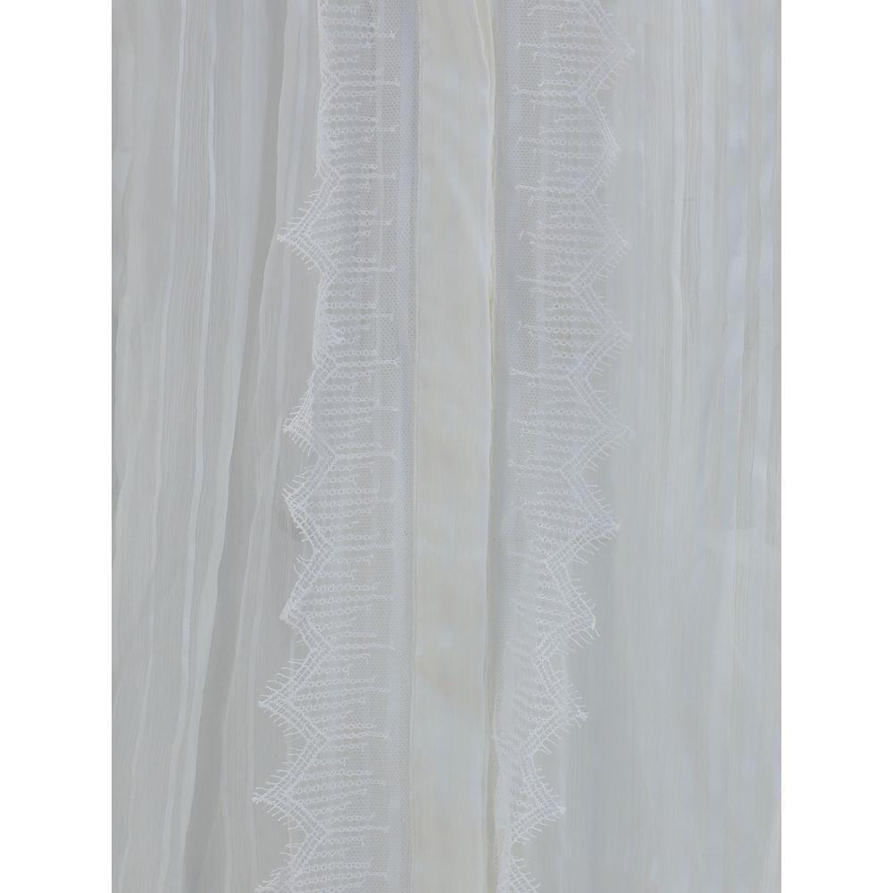 Chloé Ruffled silk muslin and lace Blouse CH-CH25AHT38917107-IT36 | XS