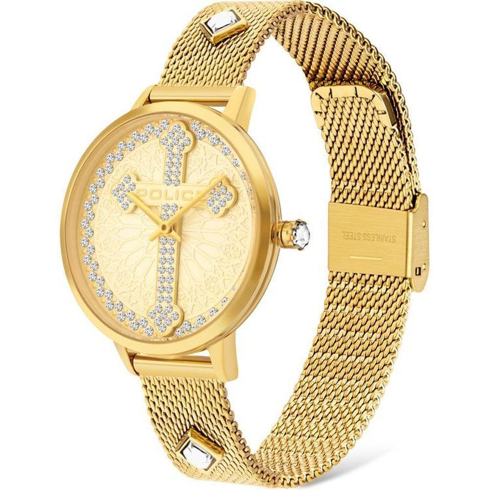 Police Gold Stainless Steel Watch POPL16031MSG22MMAAC