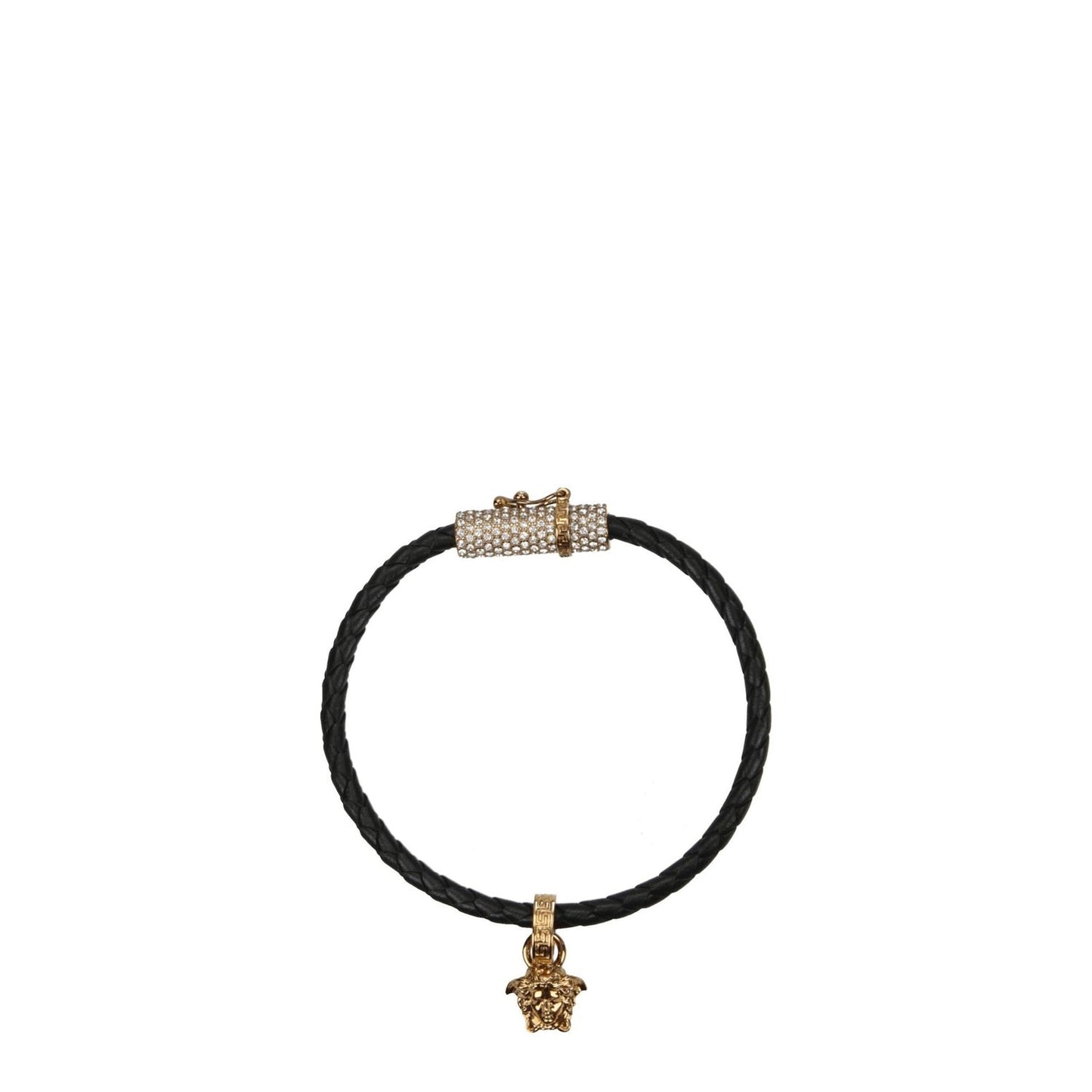 Versace Black Leather Bracelets VE8547389833481BT