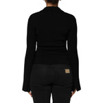 Dolce & Gabbana Black Viscose Single Breasted Blazer Jacket JKT41569-38