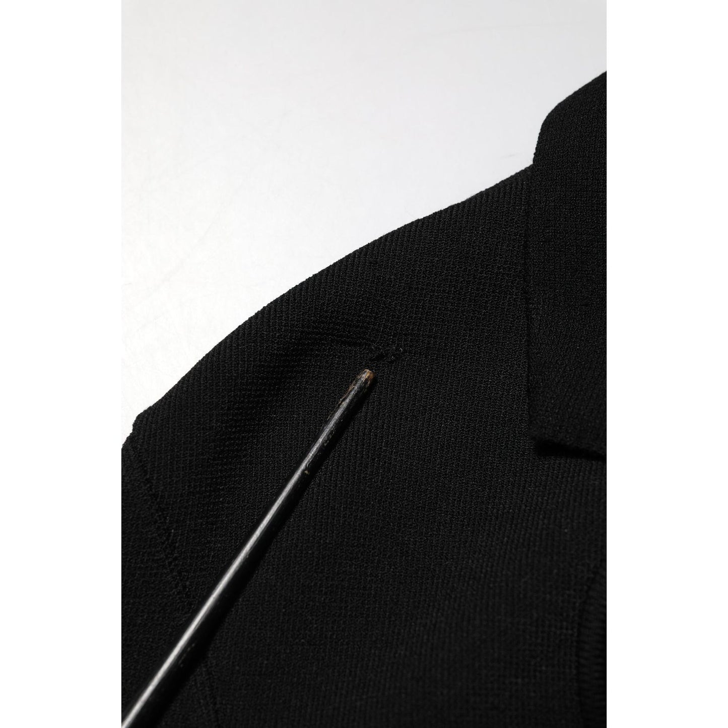 Dolce & Gabbana Black Viscose Single Breasted Blazer Jacket JKT41569-38
