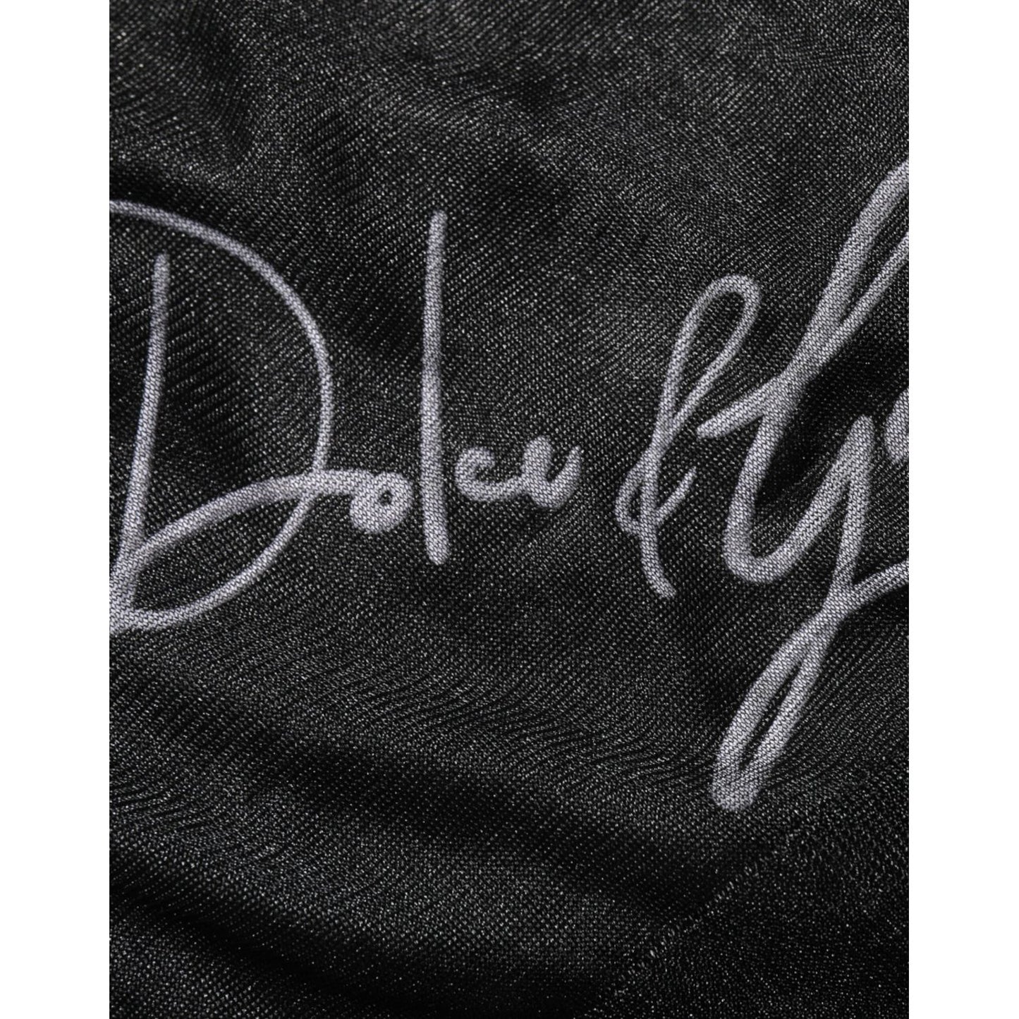 Dolce & Gabbana Black Polyester Pullover Sweatshirt Sweater TSH90588-52