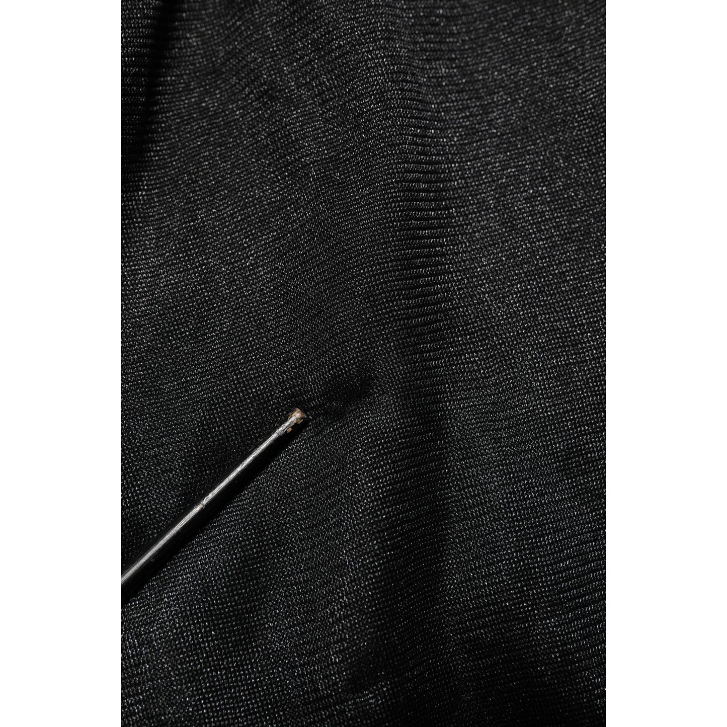 Dolce & Gabbana Black Polyester Pullover Sweatshirt Sweater TSH90588-52