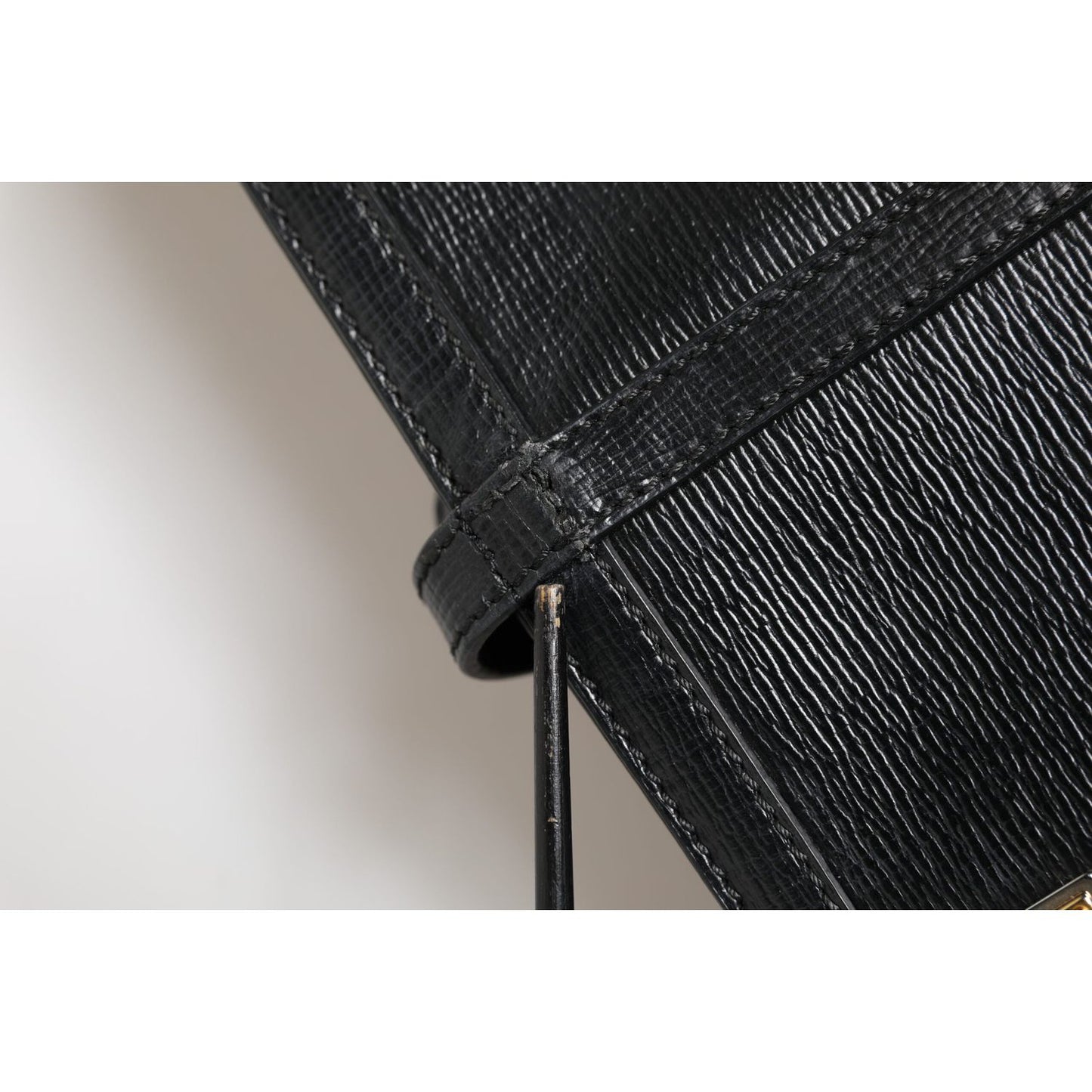 Dolce & Gabbana Black Leather Miss Escape Shopping Tote Women Borse Bag BAG4735