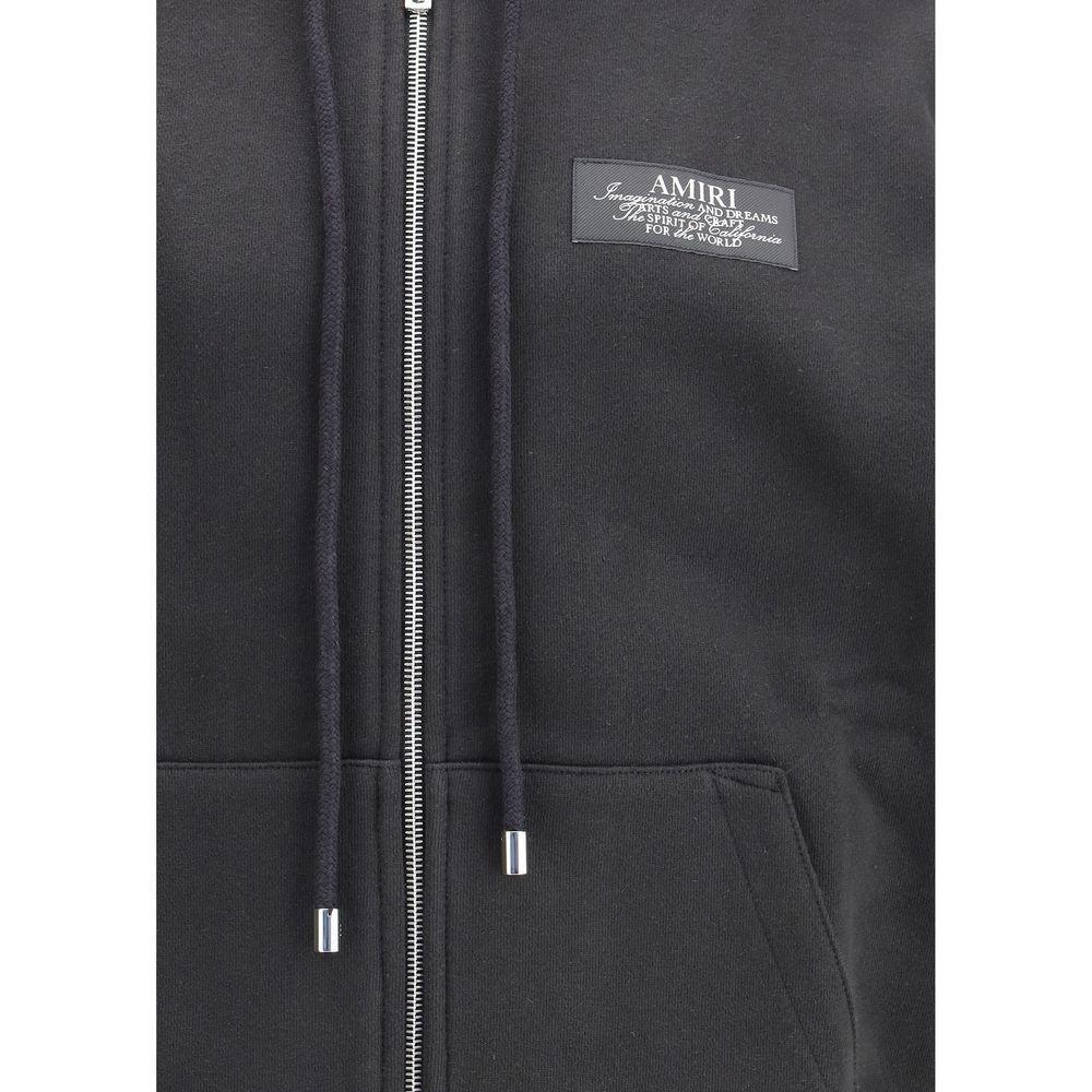 Amiri Zip Hoodie AM-AMJYHD1118BLACK-M