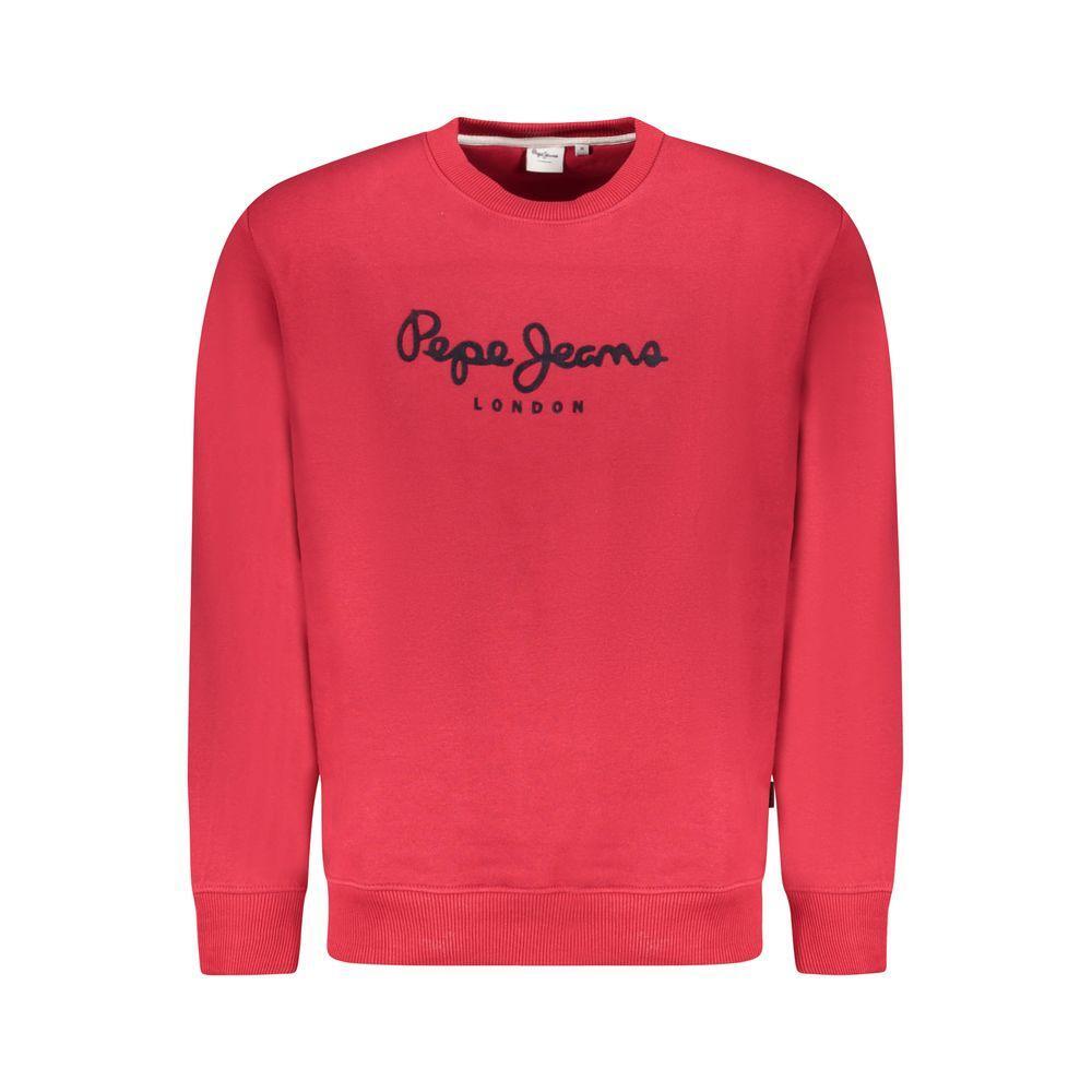 Pepe Jeans Red Cotton Men Sweater PE-39596-M