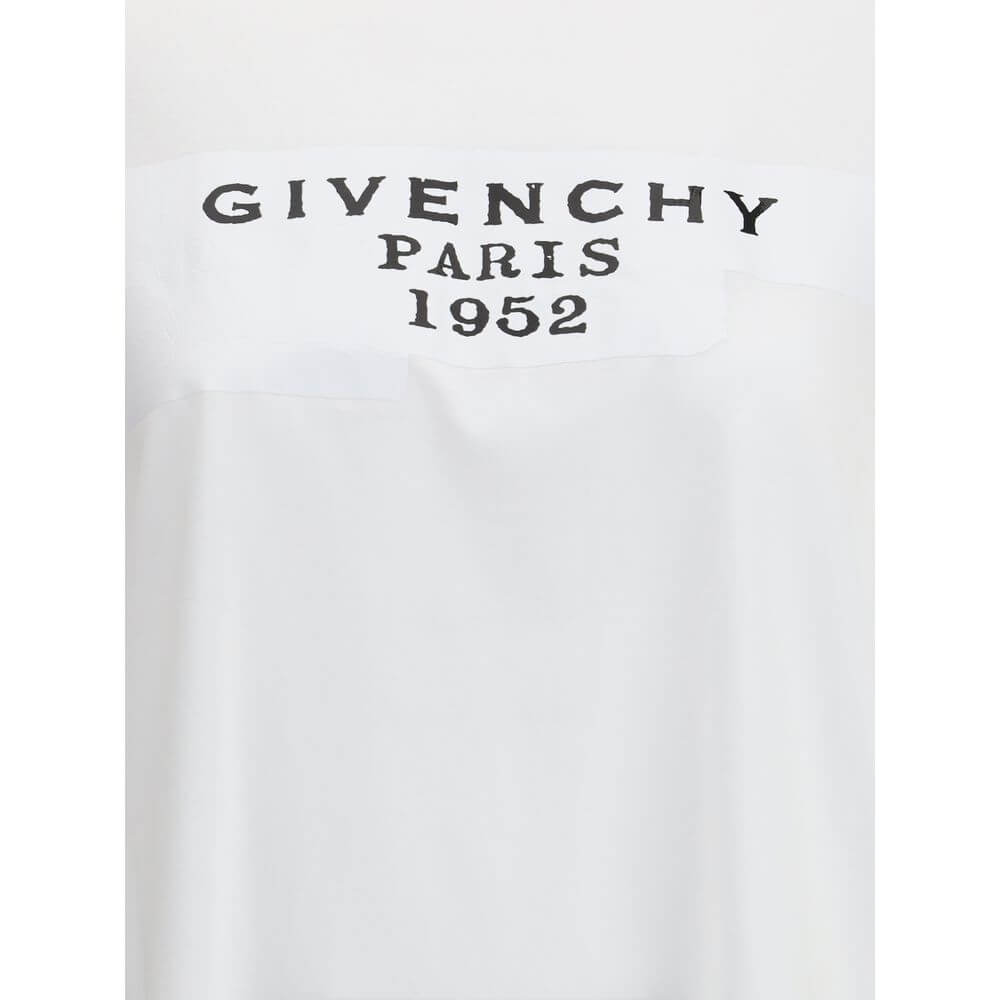 Givenchy Boxy cotton T-shirt with givenchy tape print