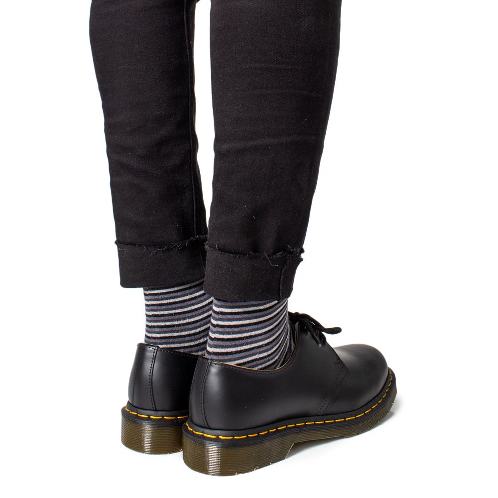 Dr. Martens Black Leather Oxfords And Derbies