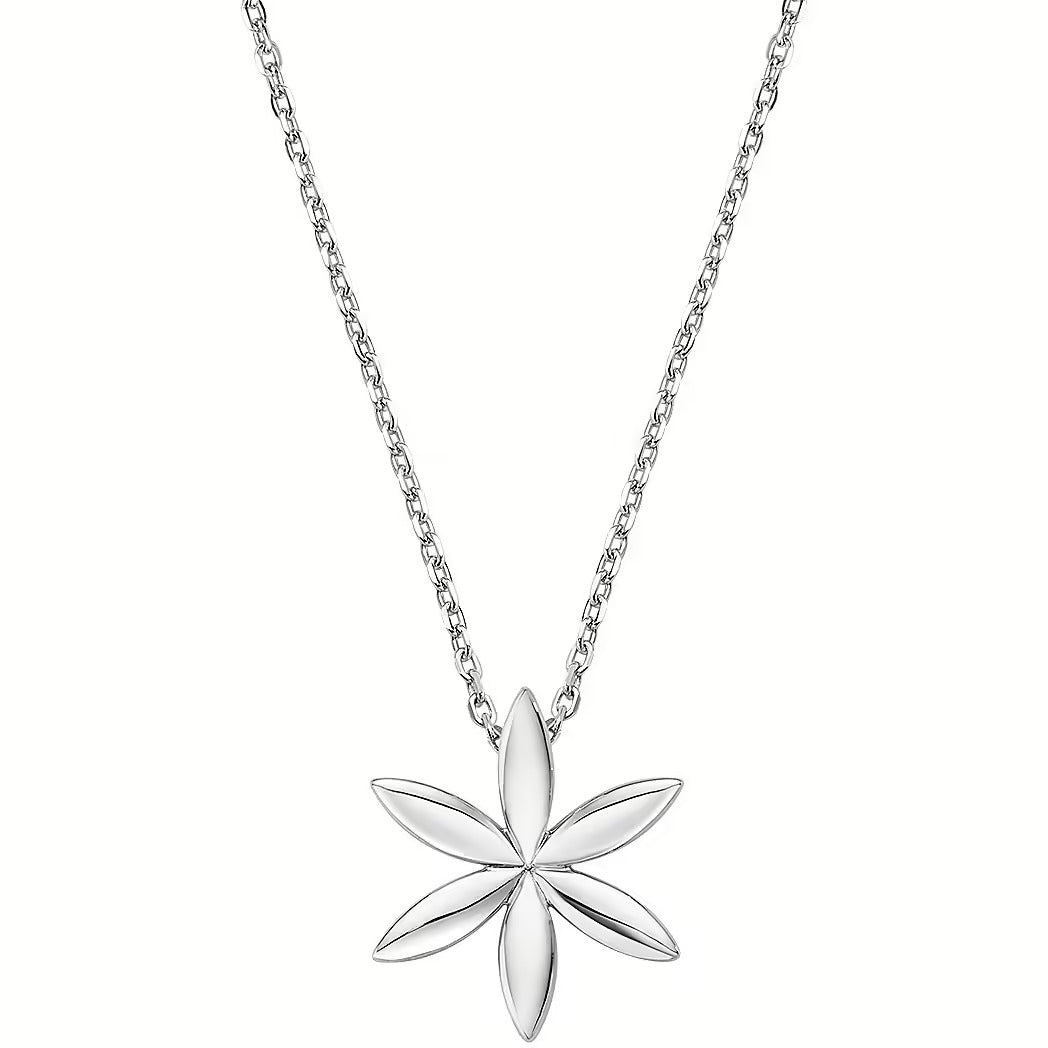 AMEN JEWELRY Mod. CLFLLIB3 silver necklace with star pendant