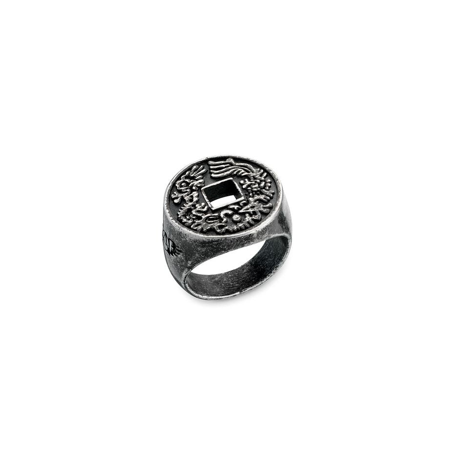 AN JEWELS JEWELRY Mod. AA.R03A-10 silver ring with intricate design
