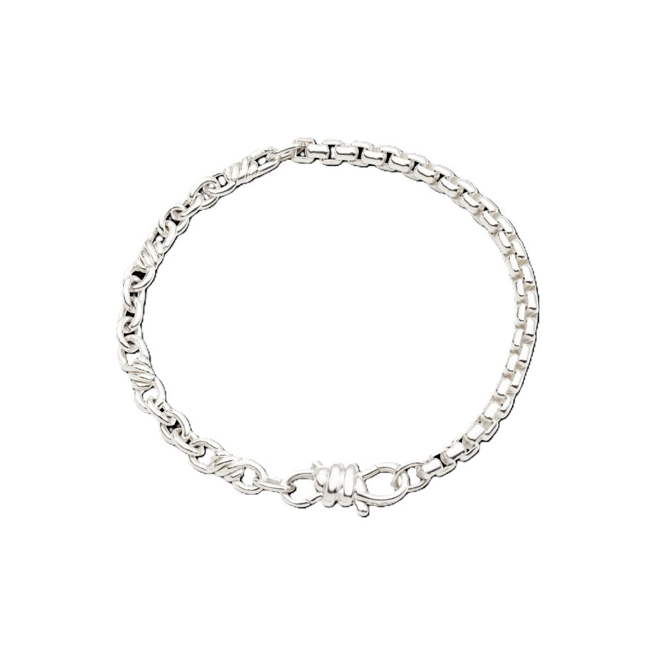 BRACCIALI DODO MOD. DBC2000KNOT0000AGM silver bracelet with intricate design.