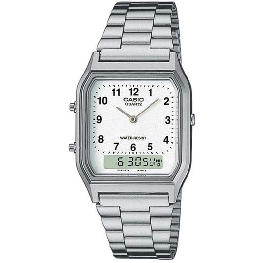 CASIO VINTAGE Mod. EDGY COLLECTION - White. numbers ***SPECIAL PRICE*** WATCHES