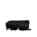 Dolce & Gabbana Black Logo Tape Polyamide School Travel Backpack Men Bag BAG4676