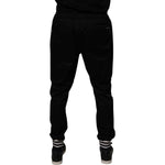 Dolce & Gabbana Black Cotton Stretch Jogger Sweatpants Pants PAN75033-50