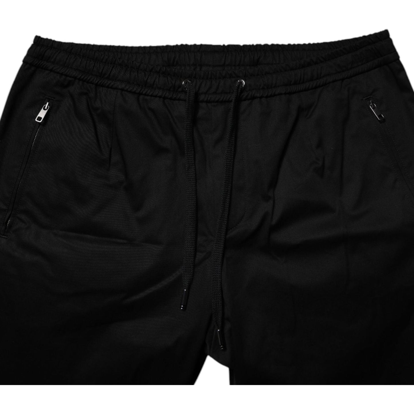Dolce & Gabbana Black Cotton Stretch Jogger Sweatpants Pants PAN75033-50