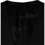 Dolce & Gabbana Black Wool Waistcoat Dress Formal Vest TSH5902-46