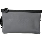 Dolce & Gabbana Gray Neoprene Logo Zip Waist Fanny Pack Belt Pouch Bag Dolce & Gabbana Dim Gray