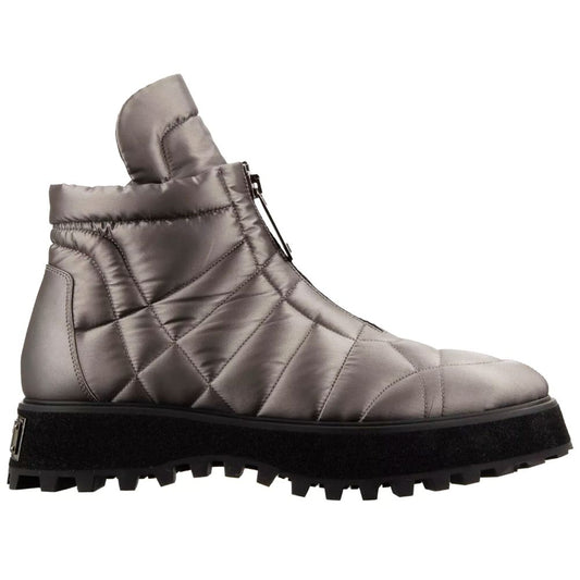 Dolce & Gabbana Gray Nylon Men Boot