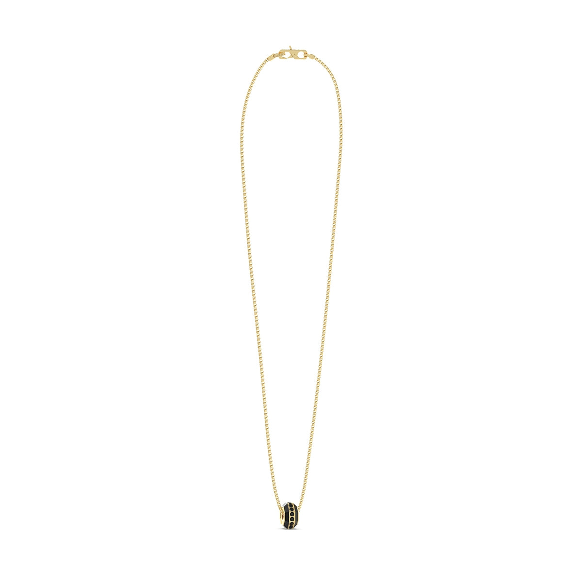 GUESS JEWELS JEWELRY Mod. JUMN05086JWYGT-U gold pendant necklace on white background