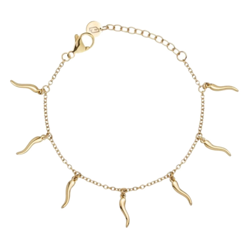 LIU-JO Mod. LJ2868 gold bracelet with small charms on chain