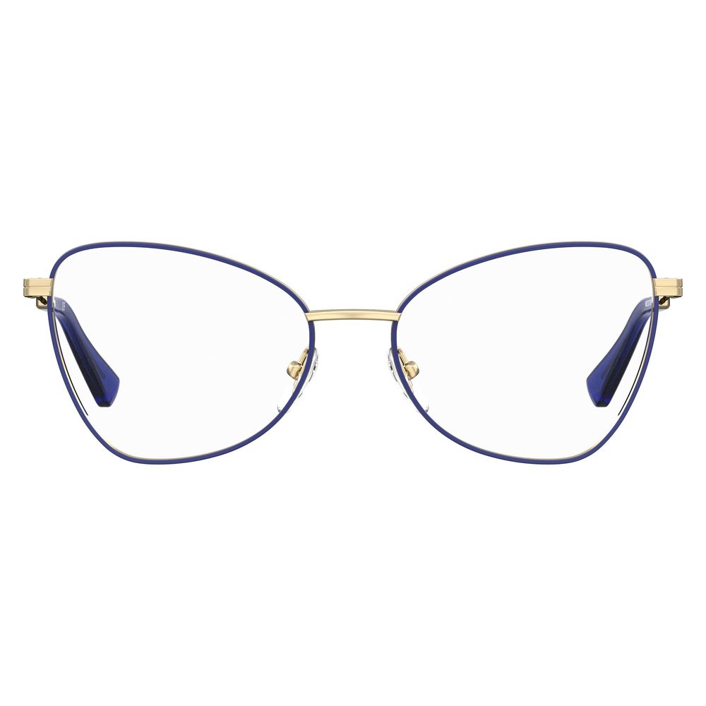 Moschino Blue Metal Glasses (Frames) Moschino