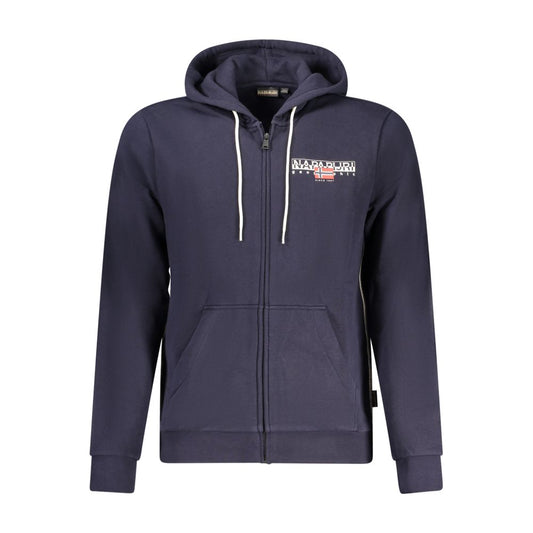 Napapijri Blue Cotton Men's Hoodie