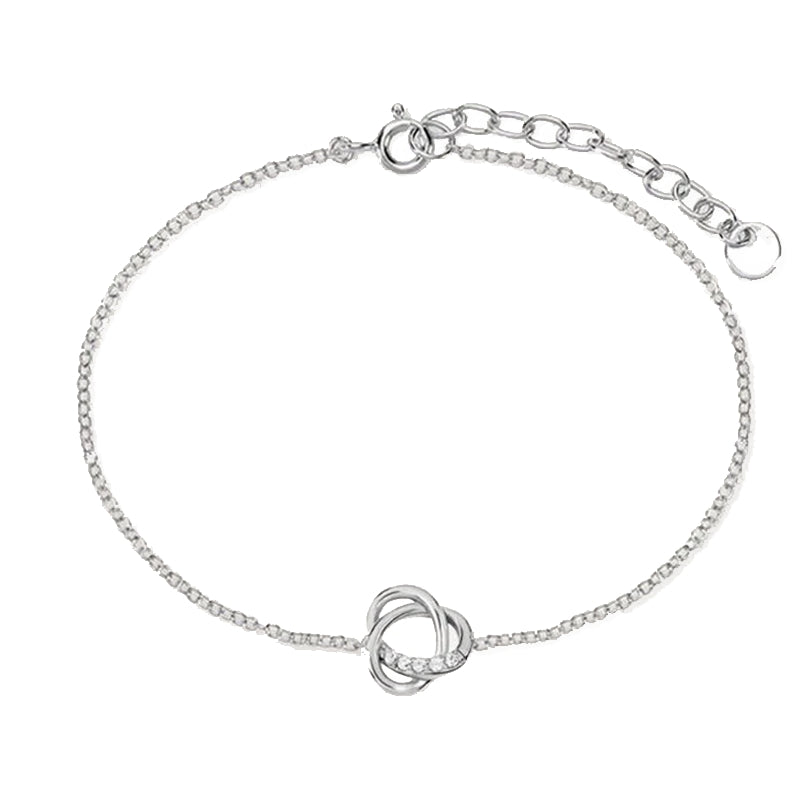 STROILI Mod. 1628546 silver bracelet with interlocking circle design