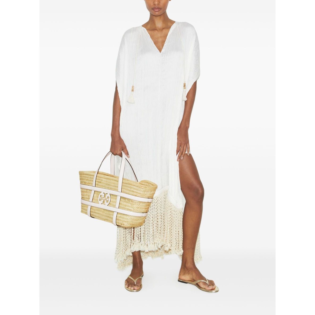 Tory Burch Ella straw basket bag