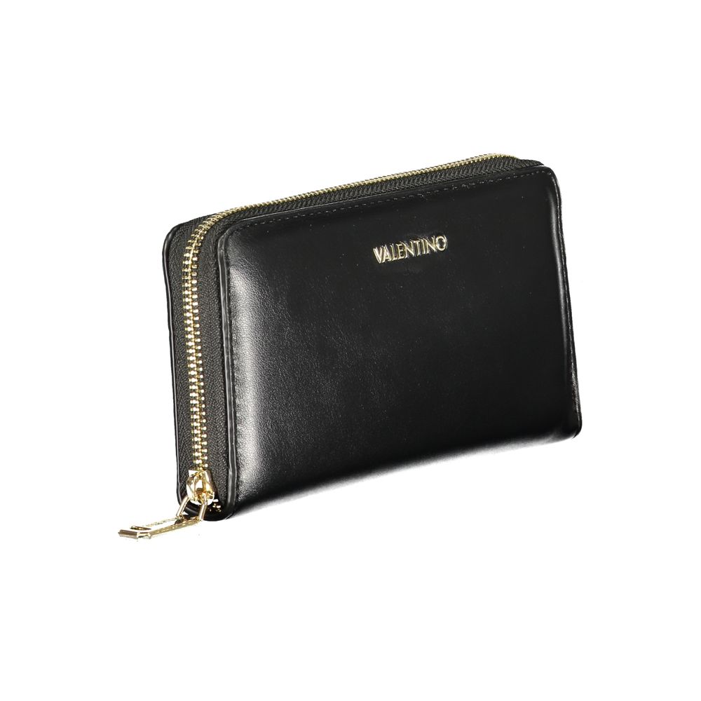 Mario Valentino Black Polyurethane Women Wallet