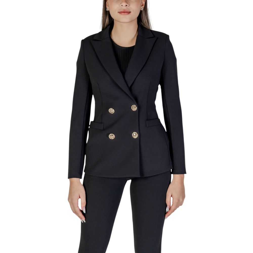 Rinascimento Black Polyester Blazer