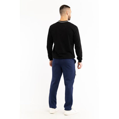 Fila Blue Cotton Joggers (Workout Pants)