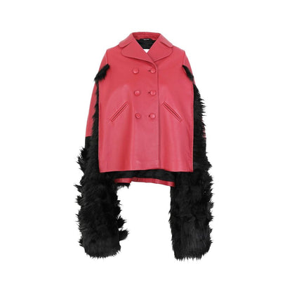 Maison Margiela Multicolor Leather Coat