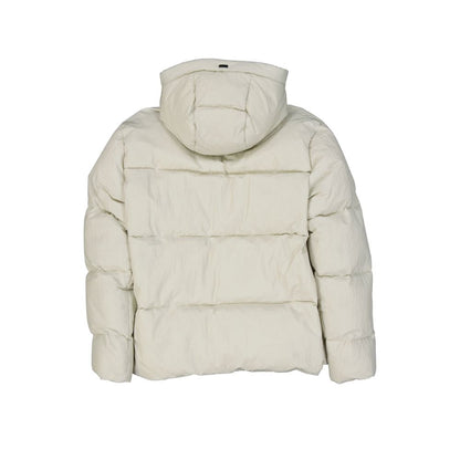Herno White Polyamide Full-Length Jacket
