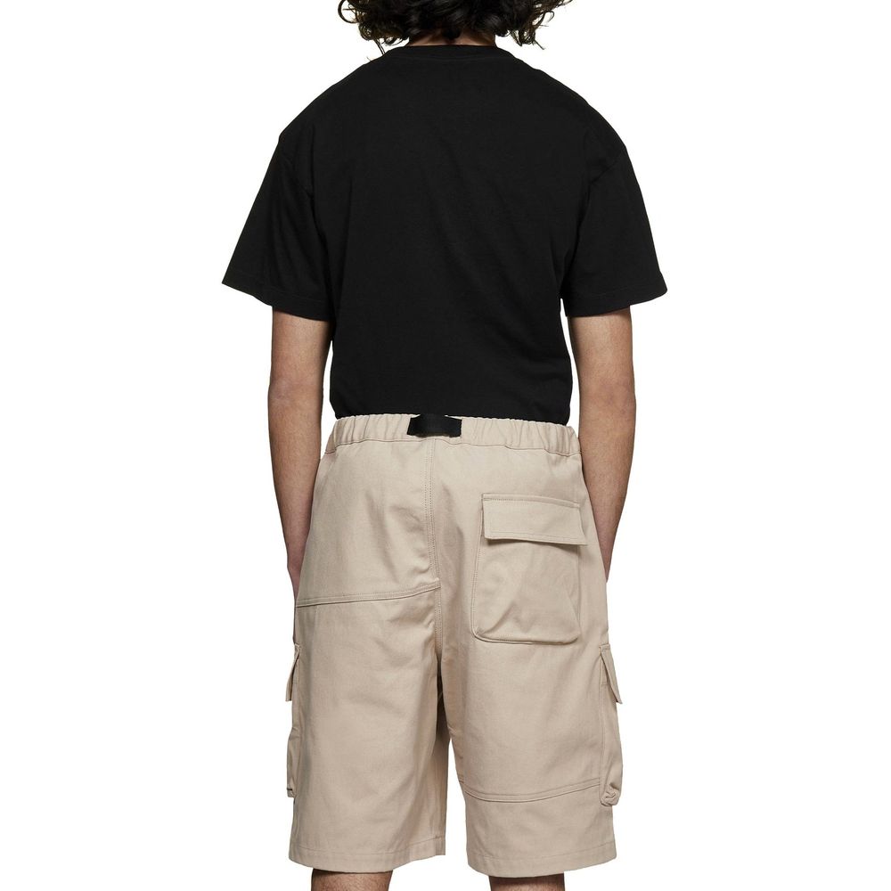 Ambush Beige Cotton Bermuda Shorts
