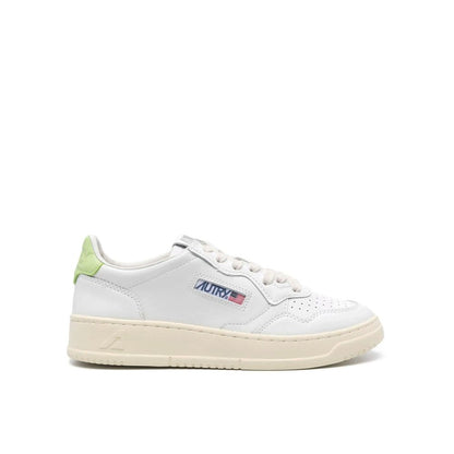Autry White Leather Sneakers