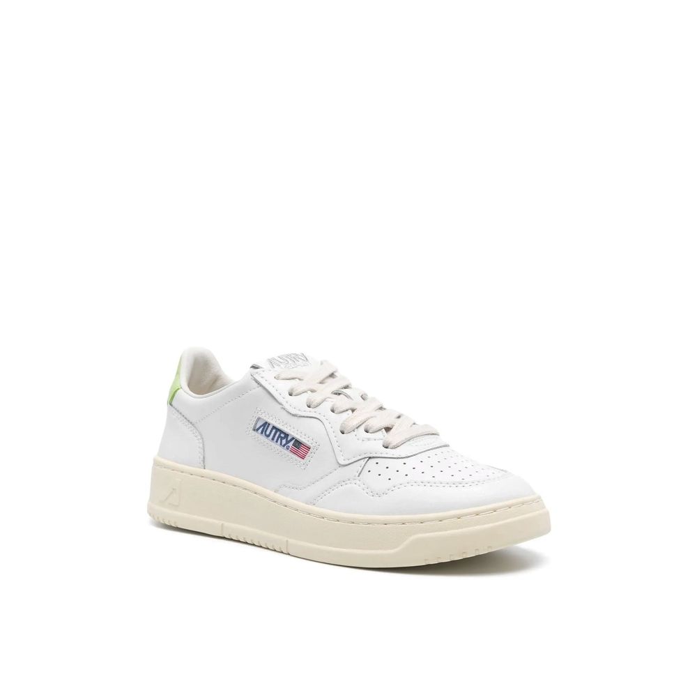 Autry White Leather Sneakers