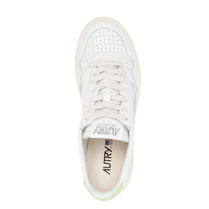 Autry White Leather Sneakers