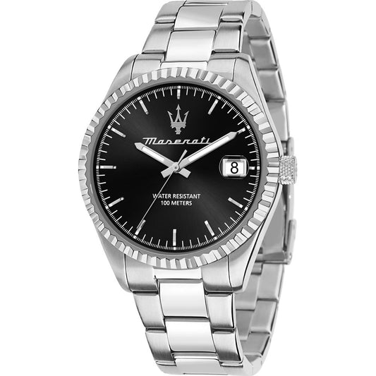 Maserati Silver Stainless Steel Dress Watch Maserati