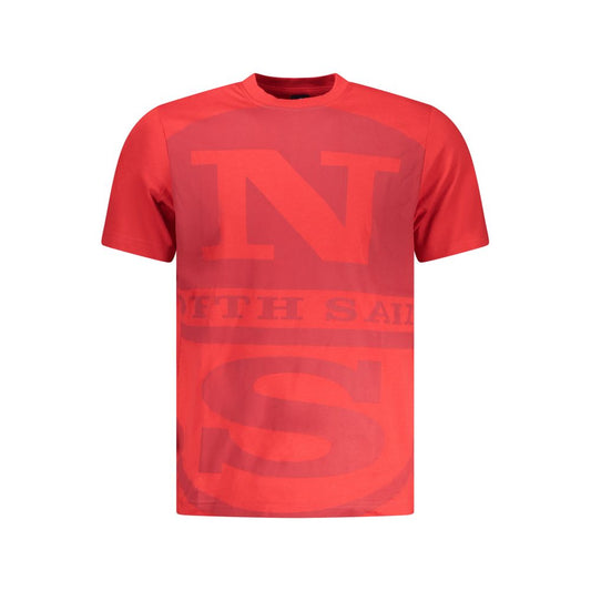 North Sails Rosso Cotton Men T-Shirt 1728,3XL,67403481248,Clothing,L,M,Men,New with tags,North Sails,Red,S,Sportswear - Clothing,T-Shirts - Clothing,T-Shirts - Sportswear - Clothing,XL,XXL