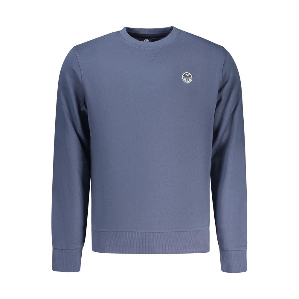 North Sails Blue Cotton Men Sweatshirt 1728,3XL,67403481248,Blue,Clothing,L,M,Men,New with tags,North Sails,S,Sweaters - Clothing,Sweatshirts - Sweaters - Clothing,XL,XXL